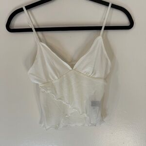 SHEIN White Mesh Going out Top